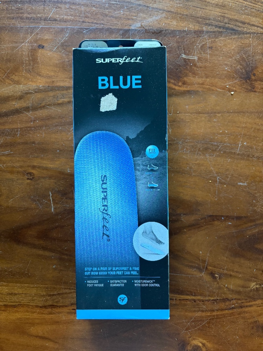 Superfeet All-Purpose Support Medium Arch (Blue)